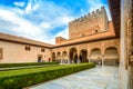 Granada Mountain Alhambra Palacio Nazaries Spain Andalucia spanish moorish landmark architecture Royalty Free Stock Photo