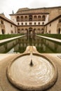 Granada Mountain Alhambra Palacio Nazaries Spain Andalucia spanish moorish landmark architecture Royalty Free Stock Photo