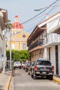 GRANADA, NICARAGUA - APRIL 28, 2016: View of a cathedral in Granada, Nicarag Royalty Free Stock Photo