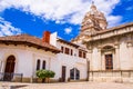 GRANADA, NICARAGUA, MAY, 14, 2018: Historic church of la merced roof top view of granada nicaragua central america Royalty Free Stock Photo