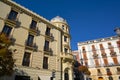 Granada Puerta Real facades in Spain