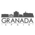 Granada Silhouette Design City Vector Art