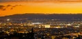 Granada skyline view from Albaicin Spain