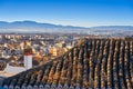 Granada skyline view from Albaicin in Spain Royalty Free Stock Photo