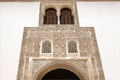 Arch over entrance to medieval architecture complex, the 4th century palace Alhambra