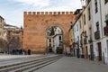 Puerta de Elvira arch gate in Granada, Spain