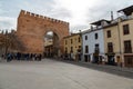 Puerta de Elvira arch gate in Granada, Spain