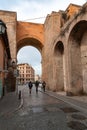 Puerta de Elvira arch gate in Granada, Spain