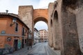 Puerta de Elvira arch gate in Granada, Spain