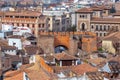 Puerta de Elvira arch gate in Granada, Spain