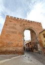 Puerta de Elvira arch gate in Granada, Spain