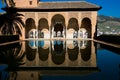 The Palace of the Partal. Alhambra of Granada Royalty Free Stock Photo