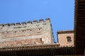 Myrtle courtyard in the Palace of the Comares of the Alhambra in Granada Royalty Free Stock Photo