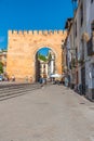 GRANADA, SPAIN, JUNE 22, 2019: Puerta de Elvira in Spanish city Granada
