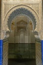 Interior of the Madrasa of Granada Royalty Free Stock Photo