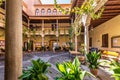 Granada, Spain October 17th, 2019. Inner courtyard of the Royal Conservatory of Music Royalty Free Stock Photo