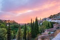 La Alhambra and sacromonte during sunset 3