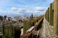 Granada in winter Royalty Free Stock Photo