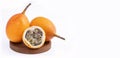 Organic exotic fruit granadilla - Passiflora ligularis