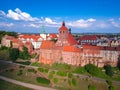 Granaries of Grudziadz at Wisla river