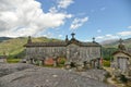 The granaries of Soajo in the Peneda Geres national park Royalty Free Stock Photo