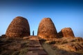 Granaries on the way to Upper Shivalaya Ã¢â¬â North Fort, Badami, Karnataka, India