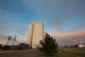 Granary Against an Evening Sky in the Texas Panhandle