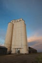 Granary Against an Evening Sky in the Texas Panhandle