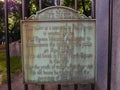 Granary Burying Ground, Boston, Massachusetts, USA Royalty Free Stock Photo