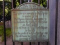 Granary Burying Ground, Boston, Massachusetts, USA Royalty Free Stock Photo