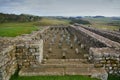 The granary at Housesteads Fort, Hadrian`s Wall, Northumbria