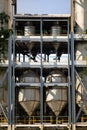 Elevator, grain silo, units, grain dryer Royalty Free Stock Photo