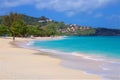 Grand Anse beach in Grenada, Caribbean Royalty Free Stock Photo