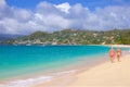 Grand Anse beach in Grenada, Caribbean