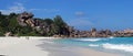 Grand Anse , La Digue island , Seychelles Royalty Free Stock Photo