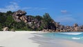 Grand Anse , La Digue island , Seychelles Royalty Free Stock Photo