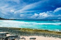 Grand Anse, La Digue island. The Seychelles Royalty Free Stock Photo