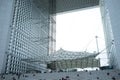 Grand Arch in business district La Defense, Paris, France. Royalty Free Stock Photo