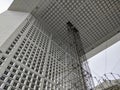 Grand Arch La Defense. Business district in Paris, France. Royalty Free Stock Photo