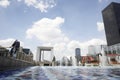 Grand Arch In La Defense Paris Royalty Free Stock Photo