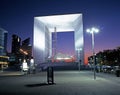 The Grand Arch, Paris. Royalty Free Stock Photo