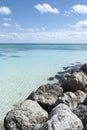 Grand Bahama Island Beach Waters Royalty Free Stock Photo