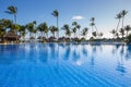 Grand Bahia Principe Hotel Pool on November 9, 2015 in Punta Cana, Dominican Republic. Royalty Free Stock Photo