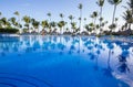 Grand Bahia Principe Hotel Pool on November 9, 2015 in Punta Cana, Dominican Republic. Royalty Free Stock Photo