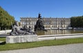 Herrenchiemsee Palace, fountains and parks built by King Ludwig II of Bavaria on island Herreninsel (Germany)