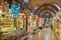 The Grand Bazaar, considered to be the oldest shopping mall in history with over 1200 jewelry, carpet, leather, spice and souvenir