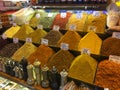 Colorful tasty Turkish spices