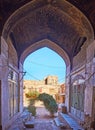 The places of interest in Kerman Grand Bazaar, Iran