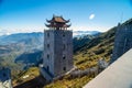 The grand bell tower of Thanh Van Dac Lo ,Fansipan mountian,Vietnam