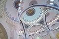 Grand Camlica Mosque Interior, Istanbul, Turkey Royalty Free Stock Photo